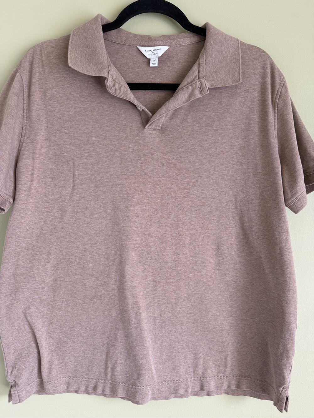 Banana Republic Men’s Polo - Mauve Heather